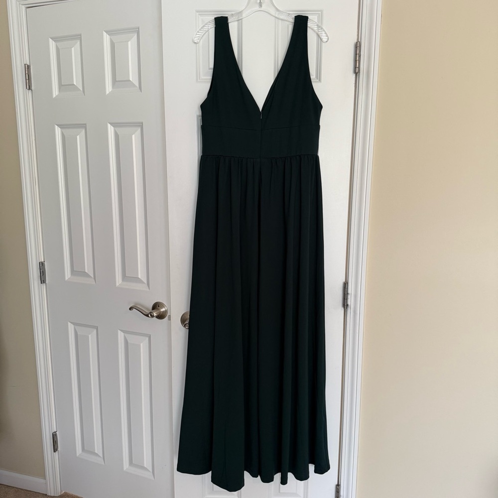 Ever Pretty Emerald Green V-Neck Maxi Dress - Picture 3 of 7